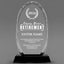 Retirement Awards - Optical Crystal Glass Oval Facet Awards - Personalize Online – Choose From 5 Designs