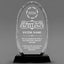 Achievement Awards - Optical Crystal Glass Oval Facet Awards - Personalize Online – Choose From 5 Designs