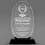 Achievement Awards - Optical Crystal Glass Oval Facet Awards - Personalize Online – Choose From 5 Designs