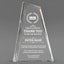 Thank You Awards - Crystal Peak Awards - Personalize Online – Choose From 5 Designs