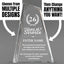 Long Service Awards - Crystal Peak Awards - Personalize Online – Choose From 5 Designs