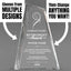Retirement Awards - Crystal Peak Awards - Personalize Online – Choose From 5 Designs