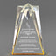 Employee Appreciation Awards - Gold Sculpted Star Acrylic Awards - Personalize Online – Choose From 5 Designs