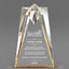 Employee Appreciation Awards - Gold Sculpted Star Acrylic Awards - Personalize Online – Choose From 5 Designs