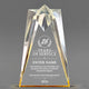 Long Service Awards - Gold Sculpted Star Acrylic Awards - Personalize Online – Choose From 5 Designs