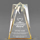 Achievement Awards - Gold Sculpted Star Acrylic Awards - Personalize Online – Choose From 5 Designs