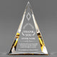 Thank You Awards - Gold Pinnacle Acrylic Awards - Personalize Online – Choose From 5 Designs