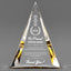 Thank You Awards - Gold Pinnacle Acrylic Awards - Personalize Online – Choose From 5 Designs