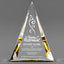 Retirement Awards - Gold Pinnacle Acrylic Awards - Personalize Online – Choose From 5 Designs