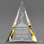 Achievement Awards - Gold Pinnacle Acrylic Awards - Personalize Online – Choose From 5 Designs