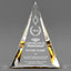 Achievement Awards - Gold Pinnacle Acrylic Awards - Personalize Online – Choose From 5 Designs