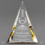 Achievement Awards - Gold Pinnacle Acrylic Awards - Personalize Online – Choose From 5 Designs