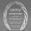 Appreciation Awards - Oval Crystal with Decorative Edge Awards - Personalize Online – Choose From 5 Designs