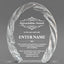 Appreciation Awards - Oval Crystal with Decorative Edge Awards - Personalize Online – Choose From 5 Designs