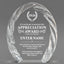Appreciation Awards - Oval Crystal with Decorative Edge Awards - Personalize Online – Choose From 5 Designs