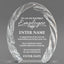 Employee Appreciation Awards - Oval Crystal with Decorative Edge Awards - Personalize Online – Choose From 5 Designs