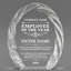 Employee Appreciation Awards - Oval Crystal with Decorative Edge Awards - Personalize Online – Choose From 5 Designs