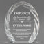 Employee Appreciation Awards - Oval Crystal with Decorative Edge Awards - Personalize Online – Choose From 5 Designs