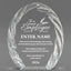 Employee Appreciation Awards - Oval Crystal with Decorative Edge Awards - Personalize Online – Choose From 5 Designs