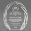 Long Service Awards - Oval Crystal with Decorative Edge Awards - Personalize Online – Choose From 5 Designs