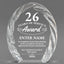 Long Service Awards - Oval Crystal with Decorative Edge Awards - Personalize Online – Choose From 5 Designs