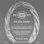 Retirement Awards - Oval Crystal with Decorative Edge Awards - Personalize Online – Choose From 5 Designs