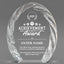 Achievement Awards - Oval Crystal with Decorative Edge Awards - Personalize Online – Choose From 5 Designs
