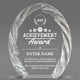 Achievement Awards - Oval Crystal with Decorative Edge Awards - Personalize Online – Choose From 5 Designs