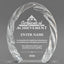 Achievement Awards - Oval Crystal with Decorative Edge Awards - Personalize Online – Choose From 5 Designs