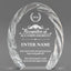 Achievement Awards - Oval Crystal with Decorative Edge Awards - Personalize Online – Choose From 5 Designs