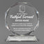 Church Awards - Crystal Glass Octagon Awards - Personalize Online – Choose From 5 Designs