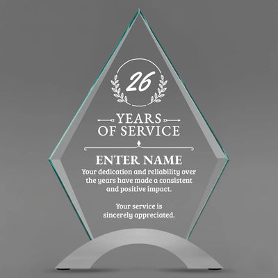 Long Service Awards - Diamond Cosmic Acrylic Awards - Personalize Online – Choose From 5 Designs