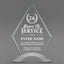 Long Service Awards - Diamond Cosmic Acrylic Awards - Personalize Online – Choose From 5 Designs