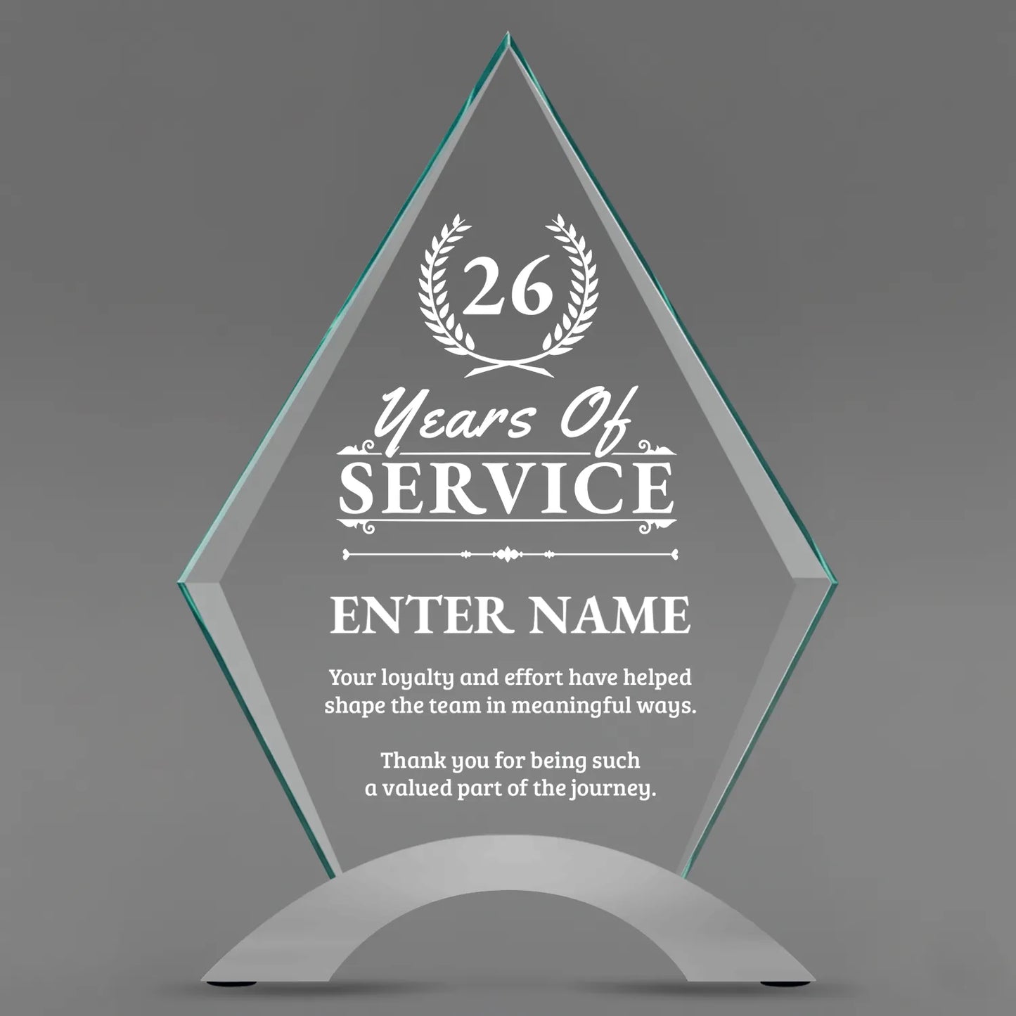 Long Service Awards - Diamond Cosmic Acrylic Awards - Personalize Online – Choose From 5 Designs