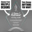 Retirement Awards - Diamond Cosmic Acrylic Awards - Personalize Online – Choose From 5 Designs