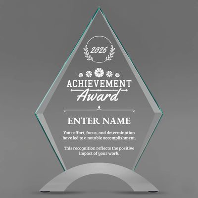 Achievement Awards - Diamond Cosmic Acrylic Awards - Personalize Online – Choose From 5 Designs
