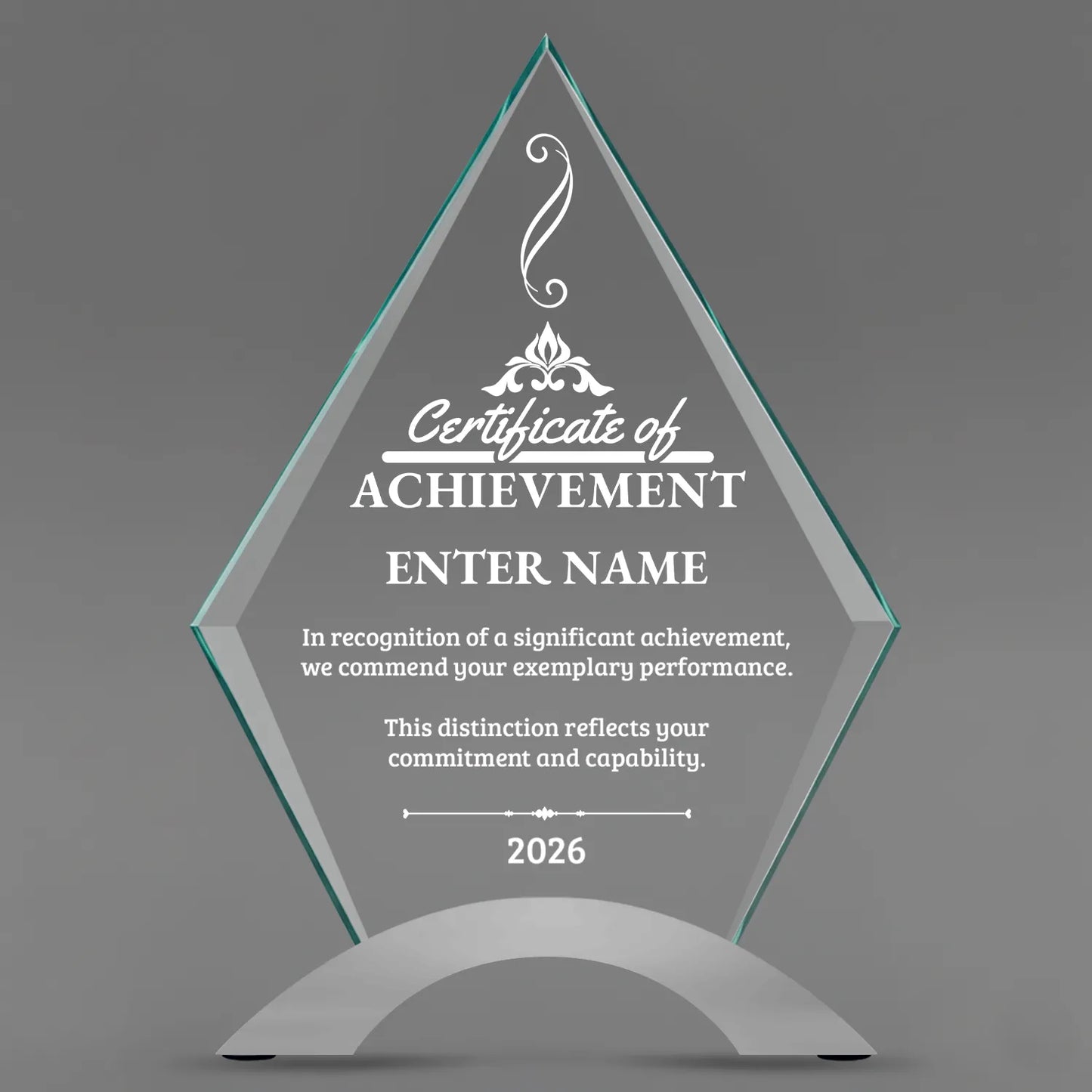 Achievement Awards - Diamond Cosmic Acrylic Awards - Personalize Online – Choose From 5 Designs