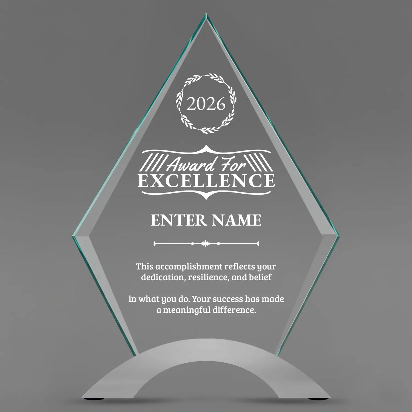 Achievement Awards - Diamond Cosmic Acrylic Awards - Personalize Online – Choose From 5 Designs