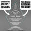 Church Awards - Diamond Cosmic Acrylic Awards - Personalize Online – Choose From 5 Designs