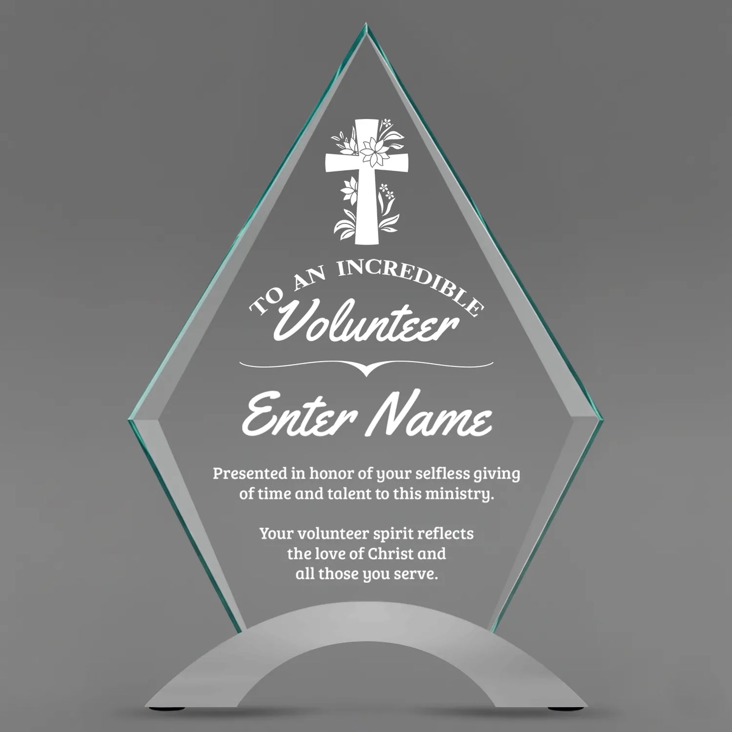 Church Awards - Diamond Cosmic Acrylic Awards - Personalize Online – Choose From 5 Designs
