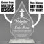 Church Awards - Optic Crystal Royal Diamond Awards - Personalize Online – Choose From 5 Designs