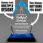 Church Awards - Blue Oval Acrylic Awards - Personalize Online – Choose From 5 Designs
