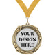 Create Your Own Medal - 2-3/4" Swirling Star Medal with Full-Color Insert