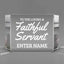 Church Awards - Clear Crystal Facet Block Awards - Personalize Online – Choose From 5 Designs