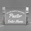 Church Awards - Clear Crystal Facet Block Awards - Personalize Online – Choose From 5 Designs