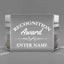 Church Awards - Clear Crystal Facet Block Awards - Personalize Online – Choose From 5 Designs