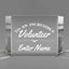 Church Awards - Clear Crystal Facet Block Awards - Personalize Online – Choose From 5 Designs
