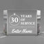 Church Awards - Clear Crystal Facet Block Awards - Personalize Online – Choose From 5 Designs