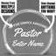 Church Awards - Clear Round Acrylic Awards - Personalize Online – Choose From 5 Designs