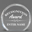 Church Awards - Clear Round Acrylic Awards - Personalize Online – Choose From 5 Designs
